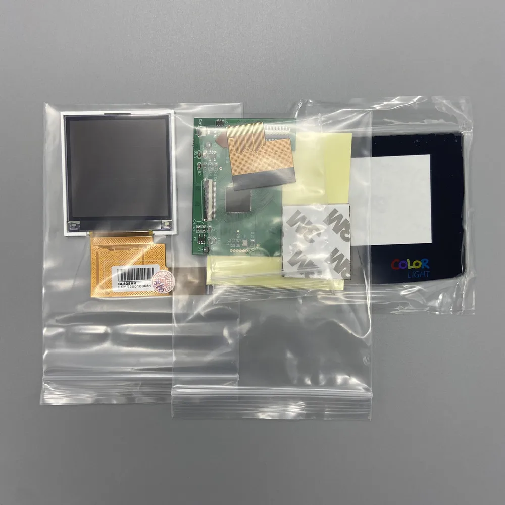 2,2 inch GBC LCD LCD-scherm met hoge helderheid voor Gameboy Color GBC, Plug and Play zonder lassen en shell-snijden.