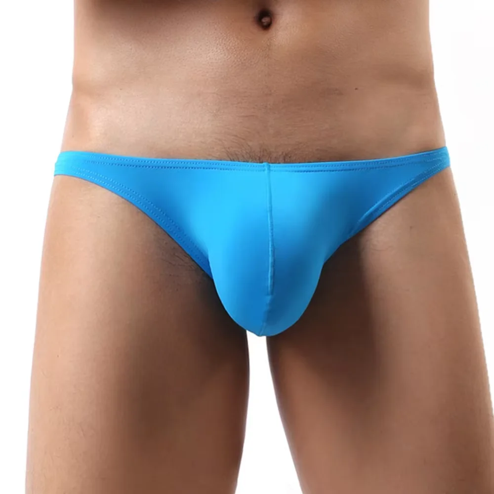 

Ice Silk Bulge Briefs for Men Sexy Breathable Summer Male Low Rise Comfortable Underwear Elasti Comfortable Quick Dry Underpants
