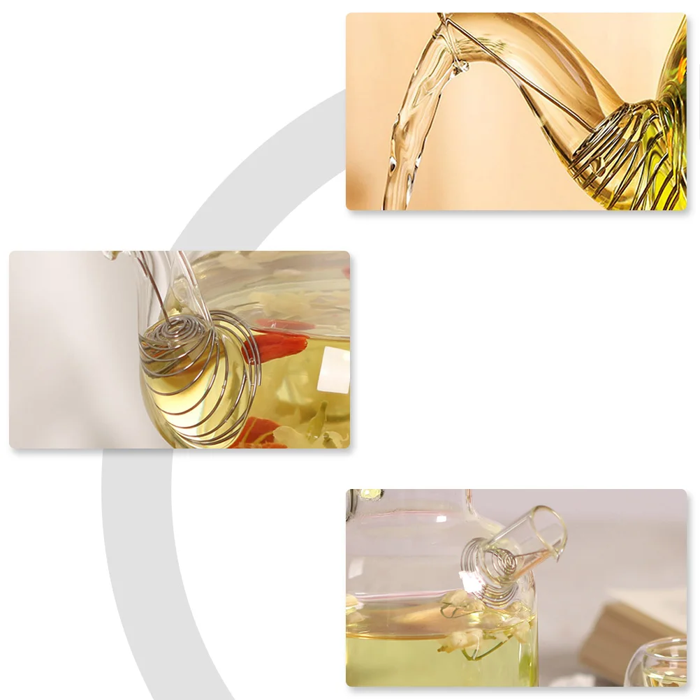 

10 Pcs Teapot Spout Filter Strainer Stainless Strainers for Loose Spring Nozzle