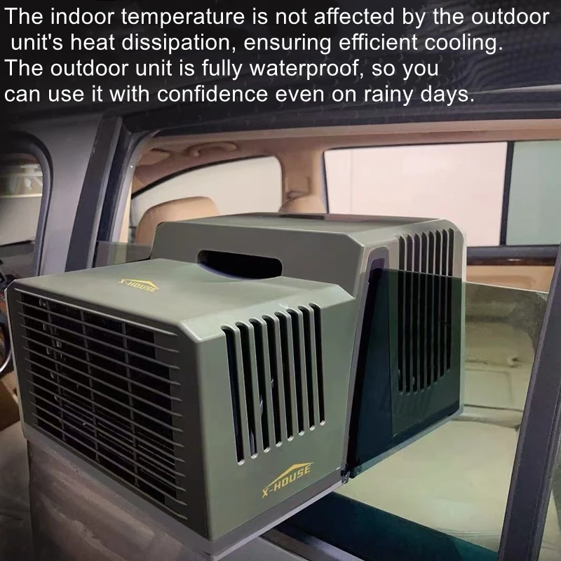 Car Air Conditioner, Outdoor Tent, Camping, Portable Air Compressor, Refrigeration, RV, Compact Air Conditioner, No Outdoor Unit