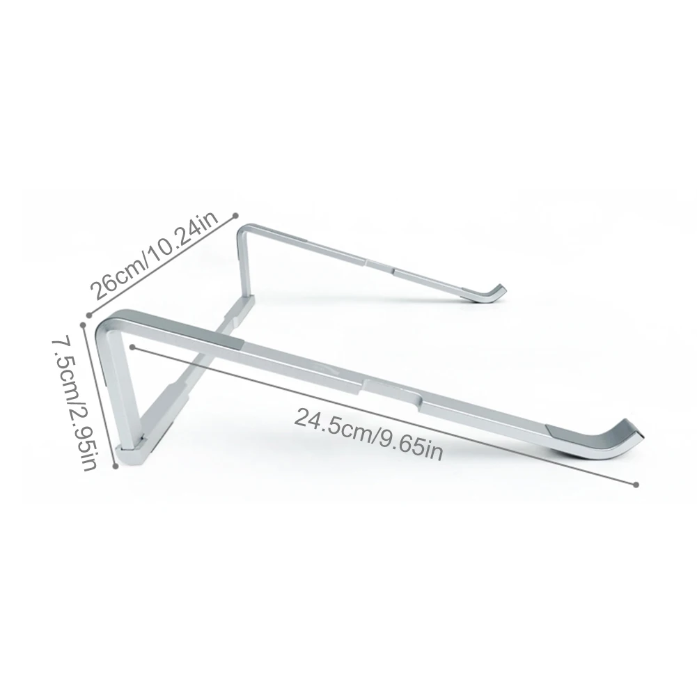 حامل كمبيوتر محمول للمكتب، حامل كمبيوتر مريح قابل للطي، حامل كمبيوتر محمول من سبائك الألومنيوم لجهاز MacBook Air/Pro Dell HP Lenovo ThinkPad