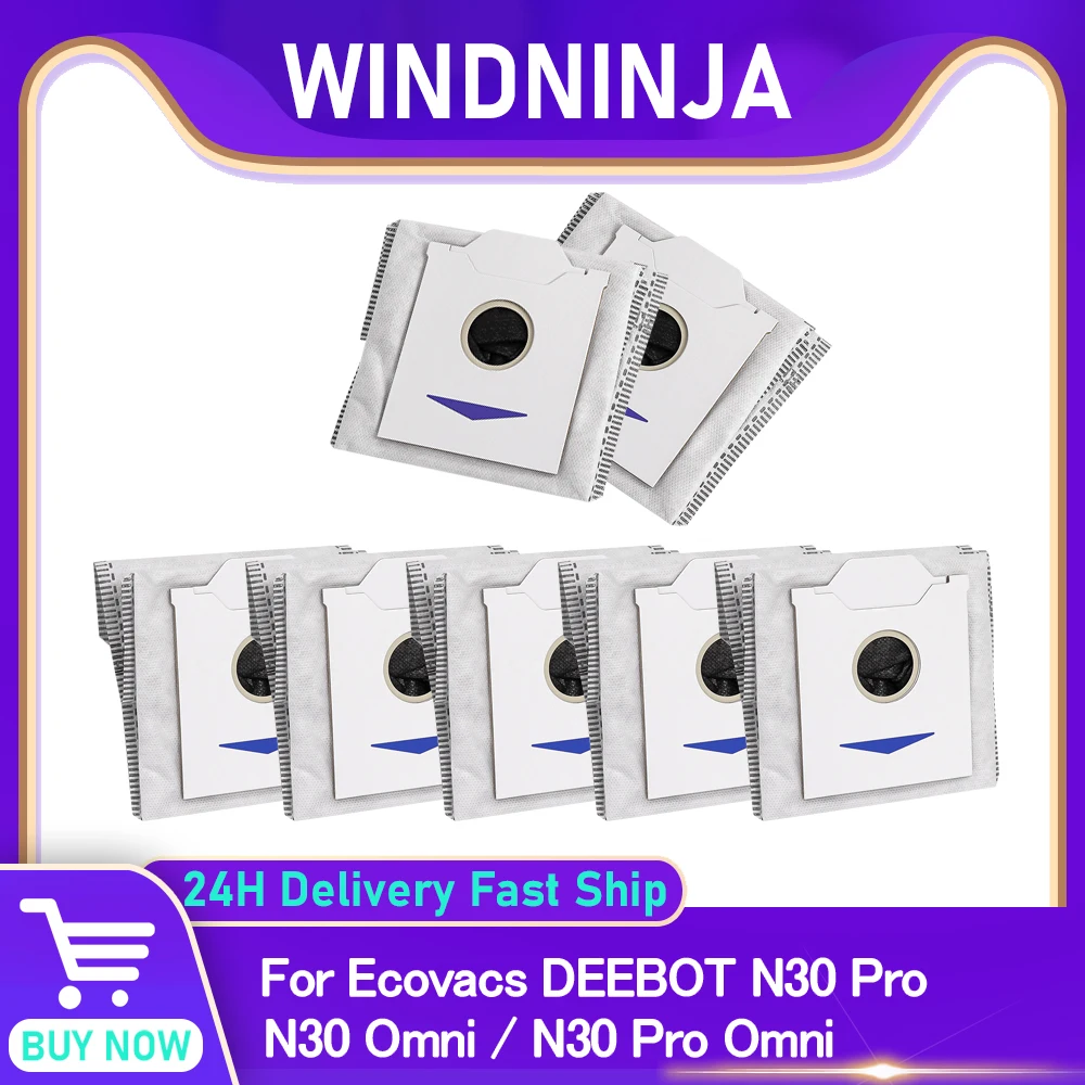 

Dust Bags For Ecovacs DEEBOT N30 Pro Omni N30 Omni N30 Pro Robot Vacuum Spare Parts Trash Bag Accessories For Household Cleaning