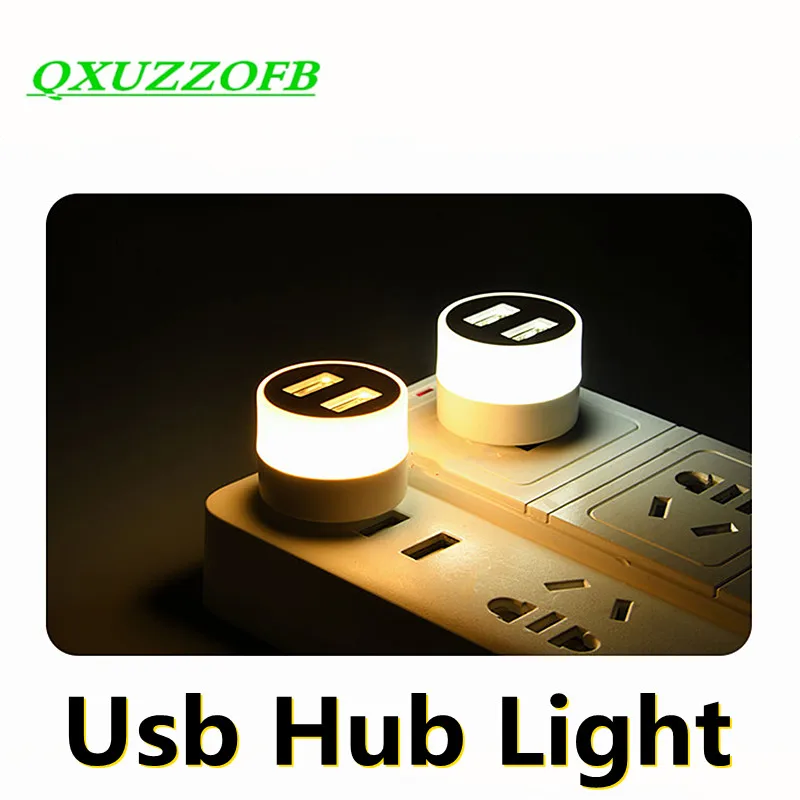 Minilampka małe gadżety USB Hub 2 porty Plug And Play sypialnia nocne czytanie wyglądająca książka ochrona oczu lampy LED na biurko oświetlenie