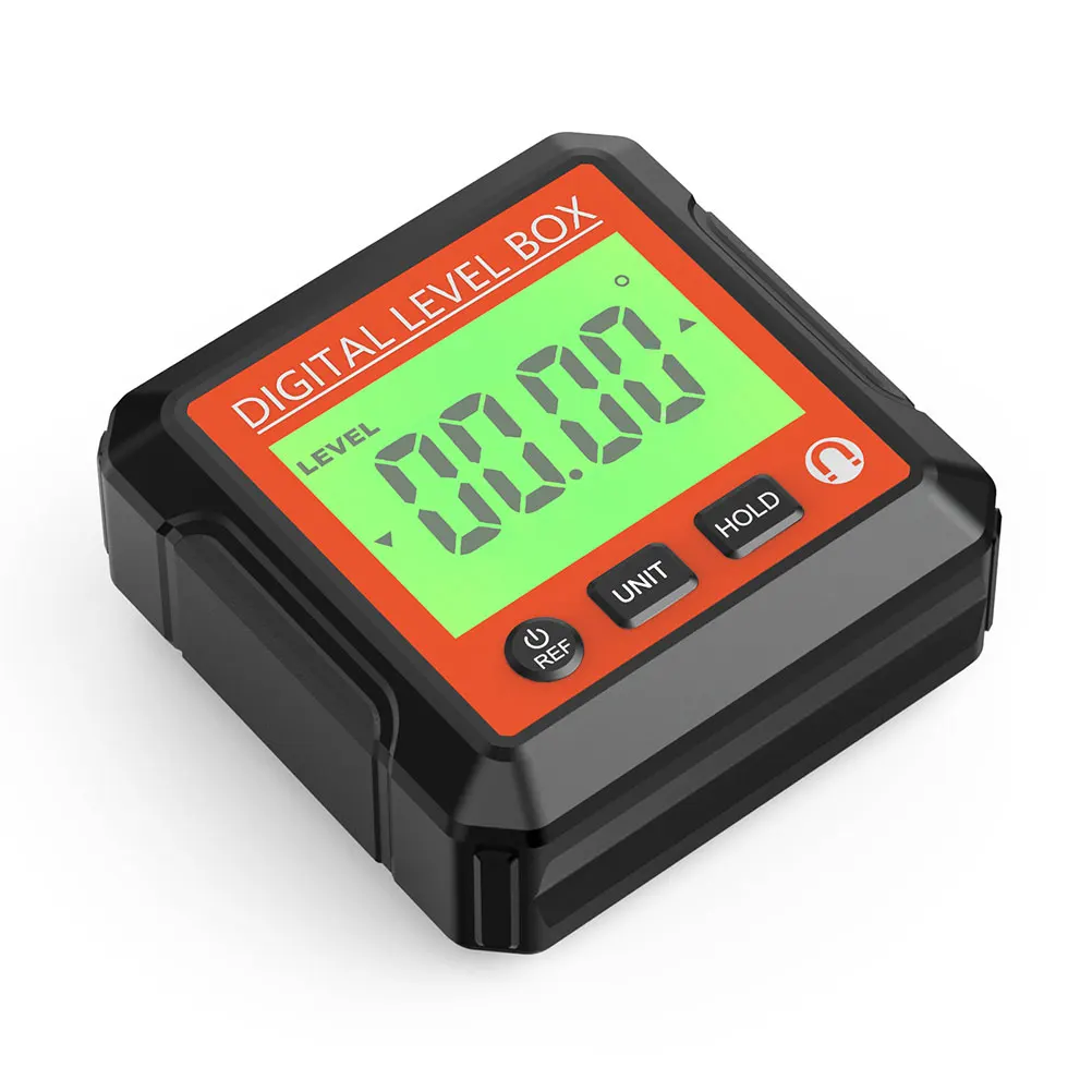 

Digital Protractor 90 Degree Angle Portable Inclinometer Electronic Level Gauge Black White Mini Measuring Tool Versatile