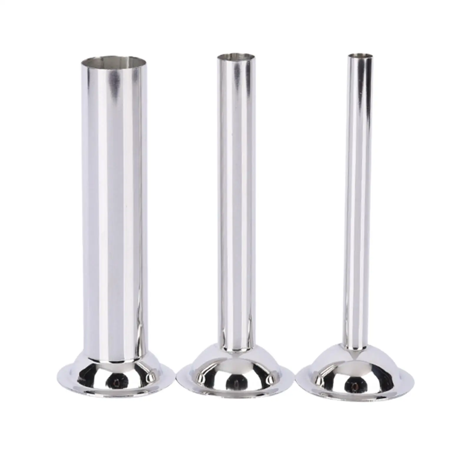 3x Sausage Stuffer Tubes Replacement Sausage Fitting Filling Funnel for
