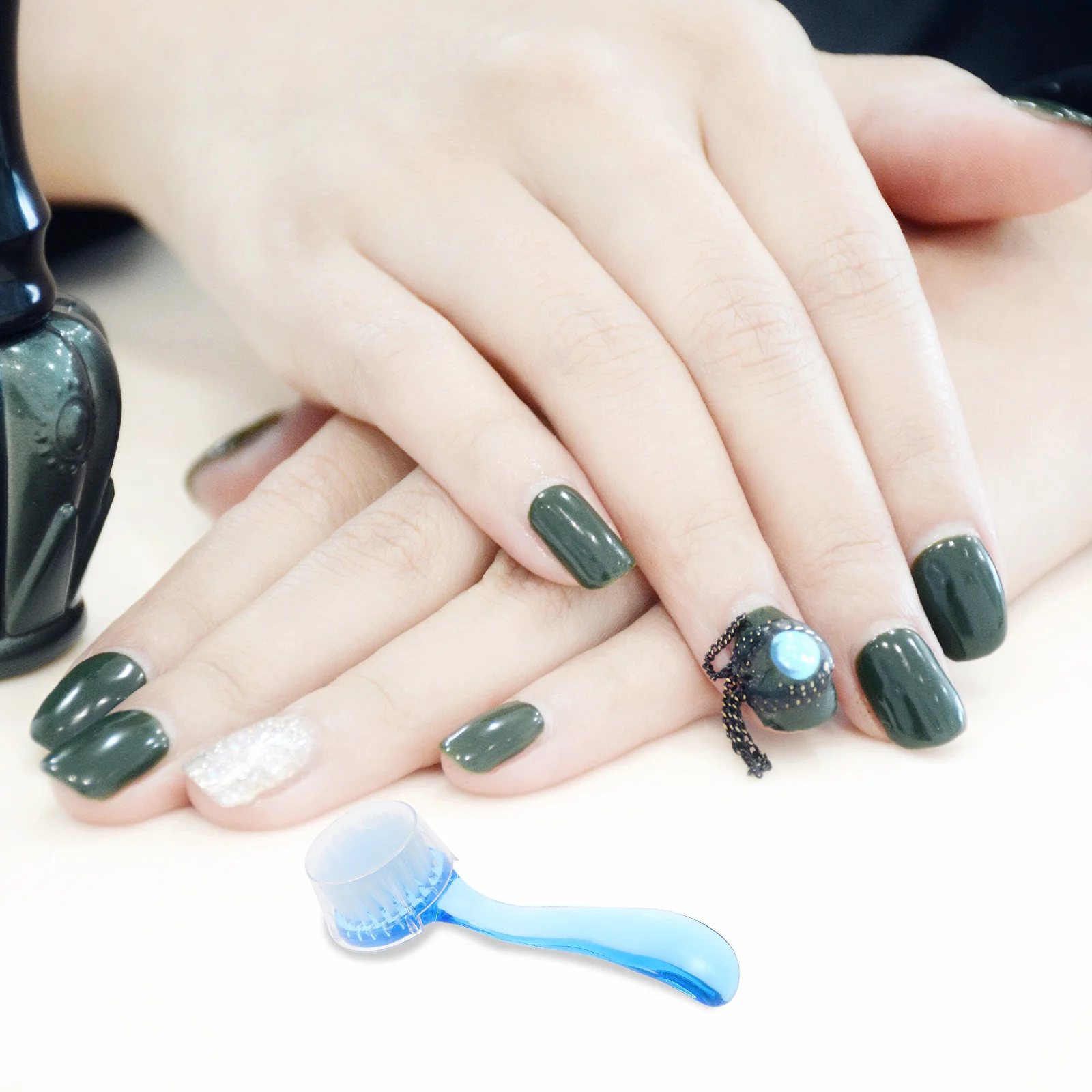 

6Pcs Nail Dust Brush Exquisite Craftsmanship Comfortable Use Experience Reliable Manicure Accessory Nail Dust Manicure Cleaning