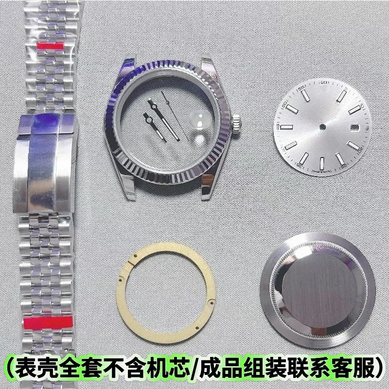 

Аксессуары для часов для бревен 41, полностью подходят для 2824 2836 3235, корпус механизма, полный набор сапфирового стекла