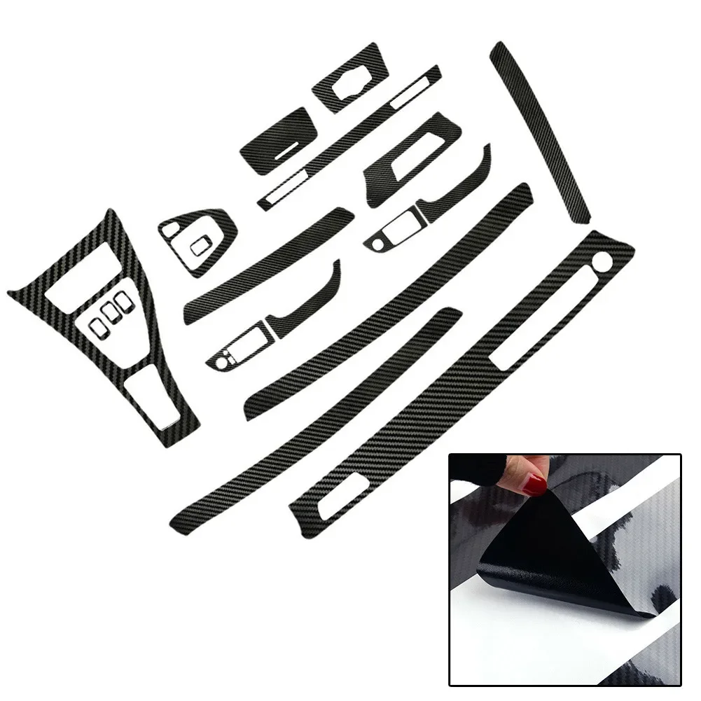 

1set Trim Decal for BMW 3 Series E90 2005-2013 Only suitable for right-hand drive for dashboard console cup holder panel