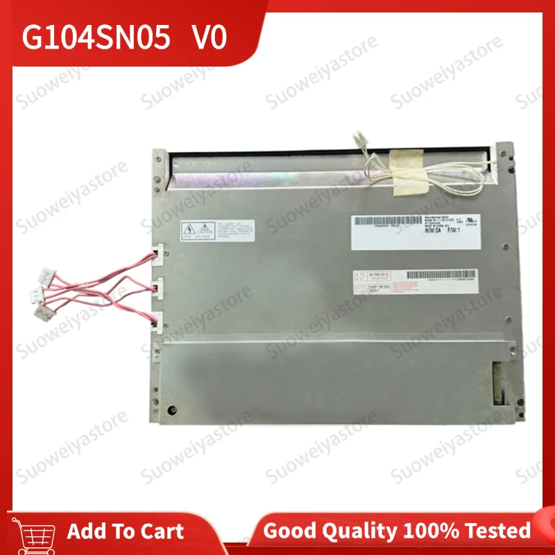 G104SN05 V0 G104SN05 V.0 800*600 Original 10.4 inch Industrial Computer LCD Screen Display Panel For AUO 100% Full Tested