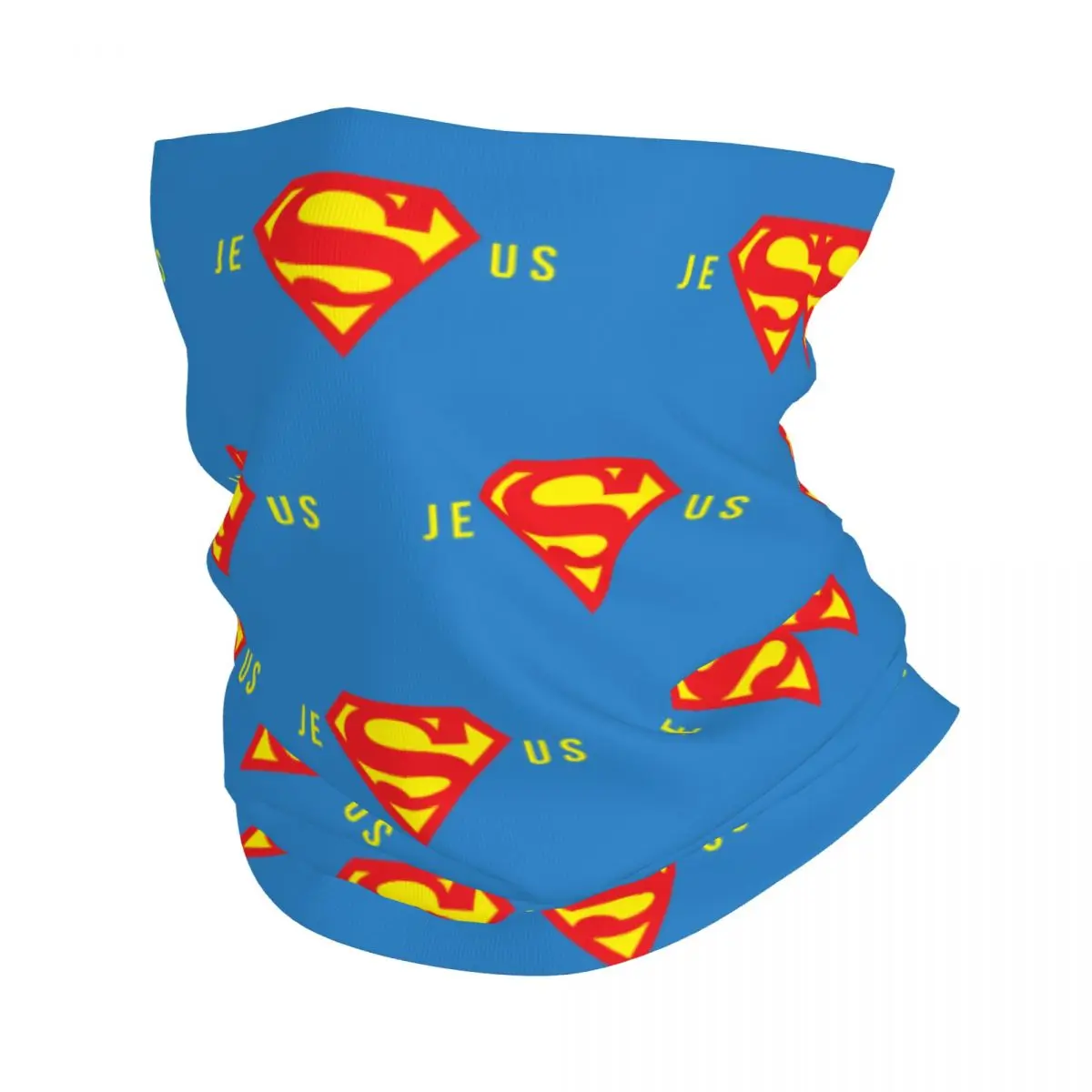 Super Jesus Bandana Neck Gaiter Printed Christian God Mask Scarf Multifunctional Headband Running Unisex Adult Washable