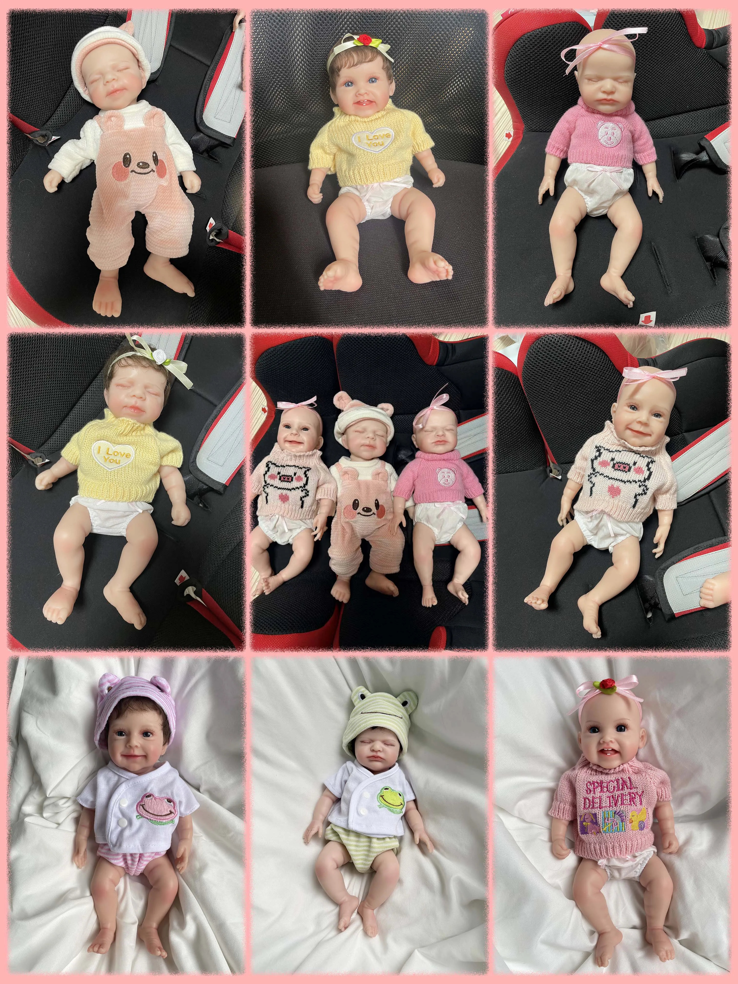 12-Zoll-Silikon-Babypuppe in verschiedenen Ausführungen (Pascale/Sebastian/Max), realistisch, superweich, fester Körper, elastisch, Sammlerstück, als Geschenk geeignet