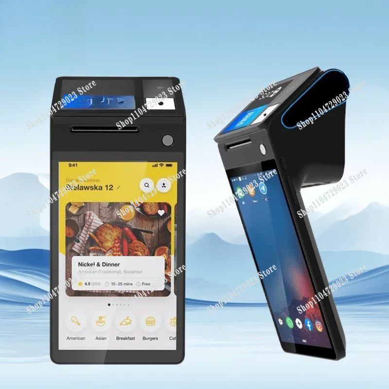 Z108 3GB + 32GB cash register cash box, scan code cash register, supermarket  register scan code all-in-one machine