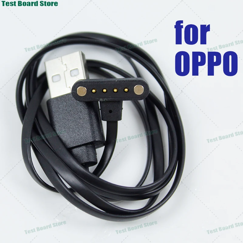 1Piece OPPO new smartwatch wristband T-shaped magnetic charging wire Pogo 4P 3.0mm spacing for GT2/DM98 DM20 LemX10