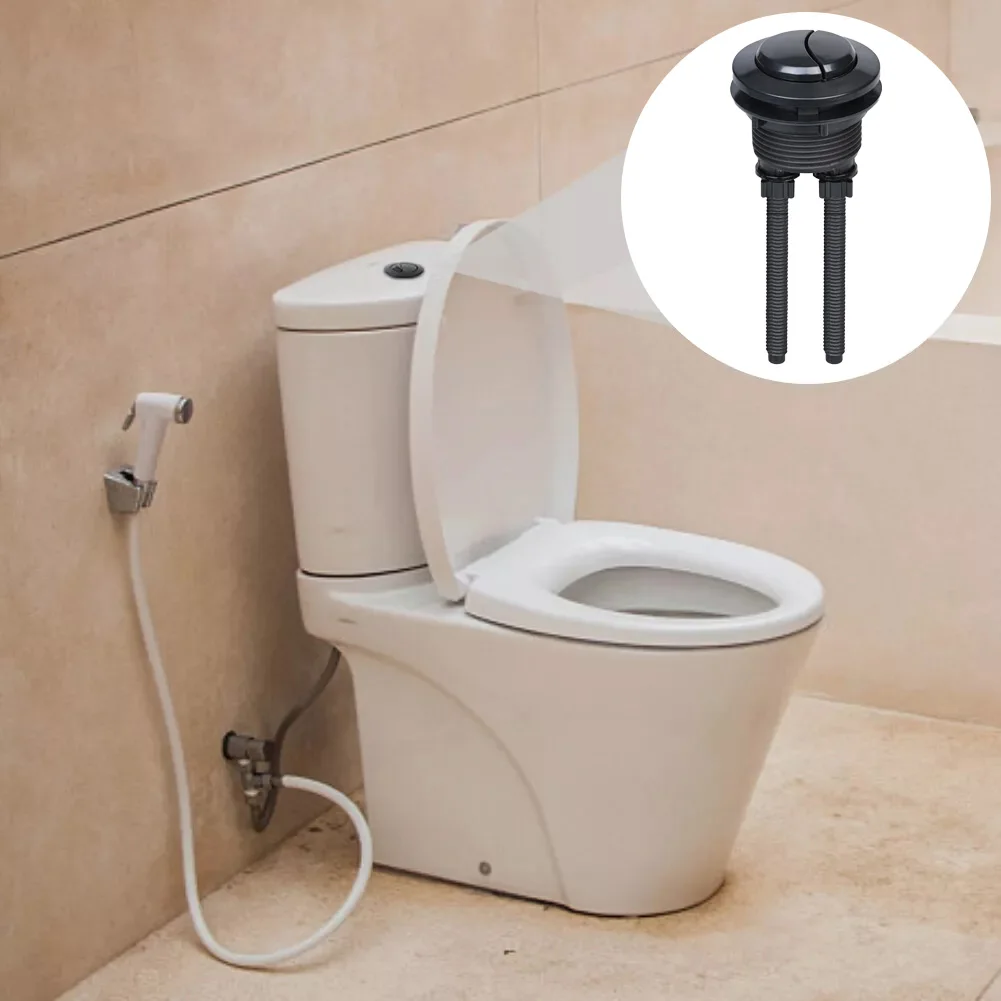 1pc Toilet Flush Button 38/48/58mm Dual Toilet Tank Repair Round Head Toilet Switch Water Press Flush Button Bathroom Accessory