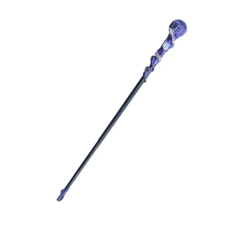 30cm Staff Cosplay Prop Crystal Wand Crystal Cosplay Wizard Wand With Amethyst Crystal Handcrafted Wand For Halloween Christmas