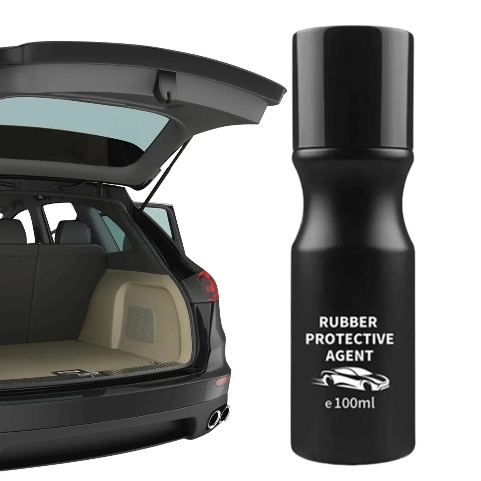 Car Rubber Seal Conditioner Noise Elimination & Restores Elasticity for Window, Door, Hood Seals, Prevents Leaks & Reduces Noise