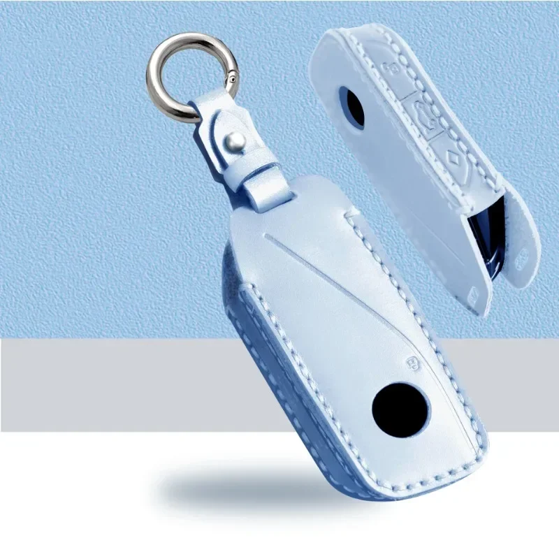 حافظة مفاتيح السيارة غطاء شل ل 2023 BMW I7 X7 735i 740i G07 LCI IX I20 X1 U11 7 Series G70 G09 XM U06 G81 اكسسوارات السيارات التصميم #1