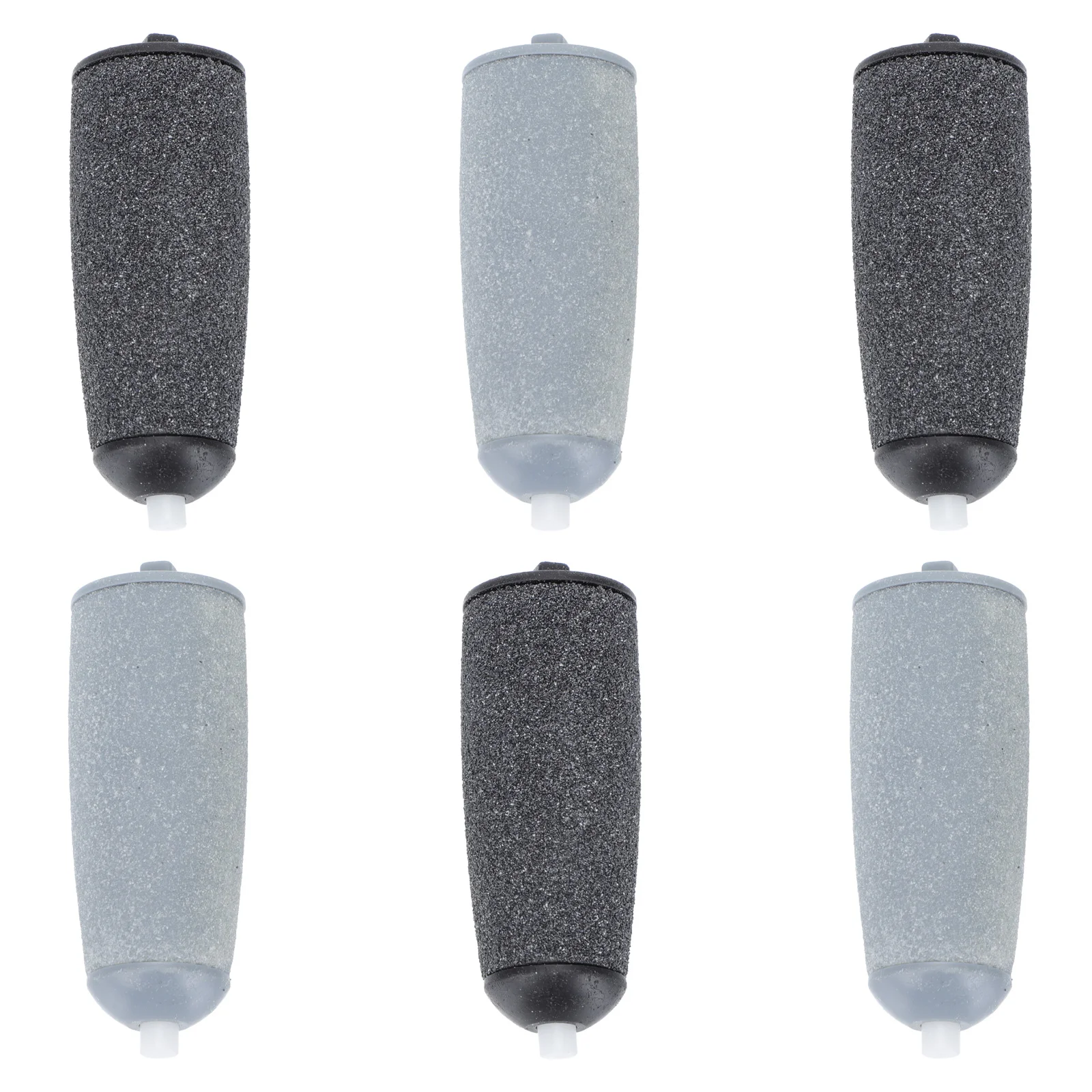 6 Pcs Scroll Wheel Replacement Foot Grinder Nail Supplies Pedicure Rollers Plastic Electric File Accessories