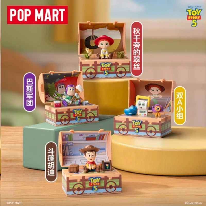 

Genuine POP MART Disney Pixar Toy Story 5 Series Blind Box Cute Figurine Desktop Decor Mystery Box Fans Birthday Boy Girl Gift