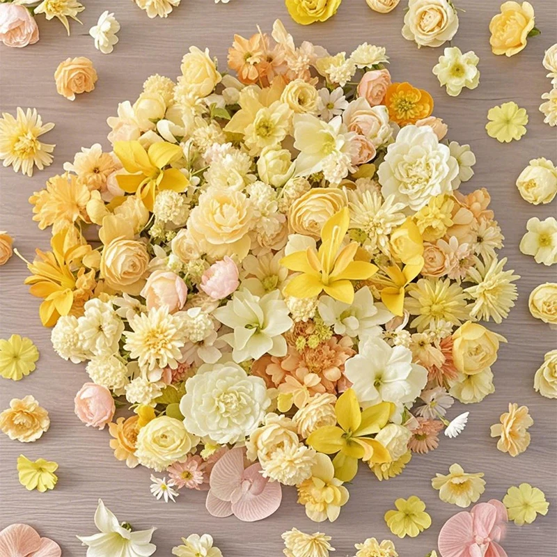 NONE 20/50 Stücke Rosa Künstliche Blume Kopf MSini Seide Künstliche Rose Gänseblümchen Blume Handwerk Liefert Hochzeit Kranz Hause Dekoration 6