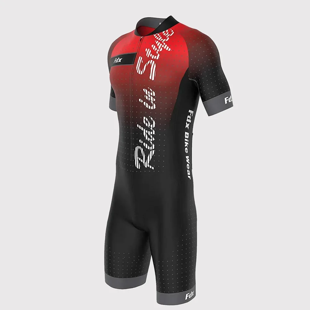 Cycling Triathlon Suit Summer Men Racing Team Jumpsuit Short Sleeve Bike Tights Bicycle Sleeveless Ciclismo Hombre Ropa Jumpsuit