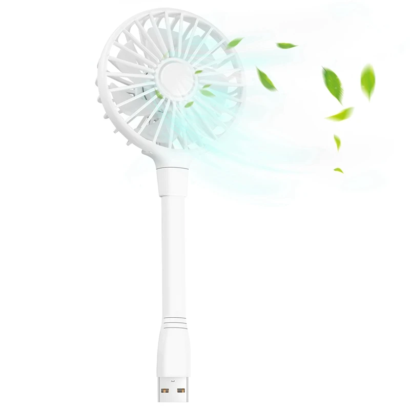 USB Fan Mini Fan With Swan Neck Flexible Cooling Fan Portable Fan For Laptop Mobile Pc Home Office
