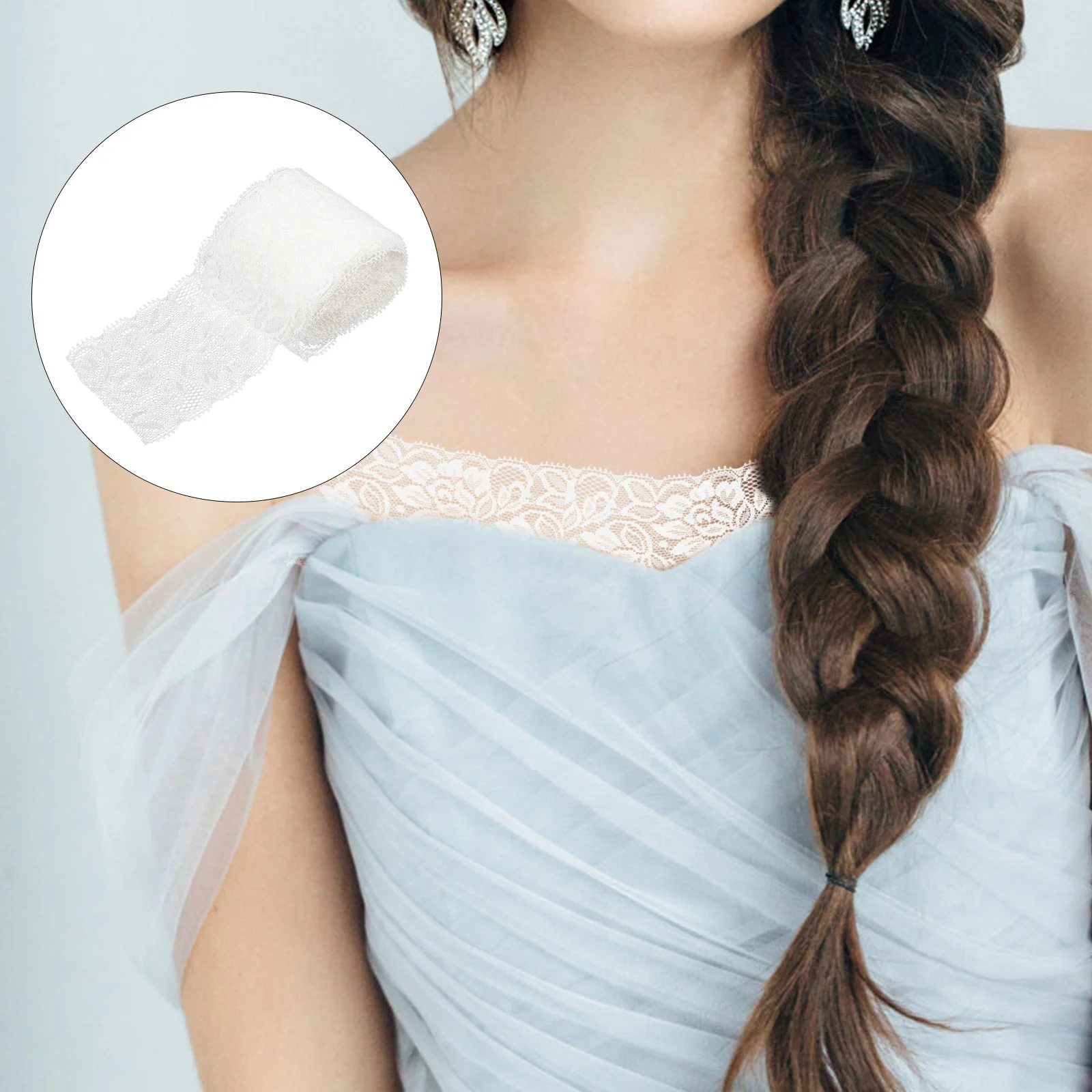 

Stretch Lace Garment Accessory Sewing Material Christmas Decoration High Quality Elastic Trim Underwear Nylon Yarn Costumes