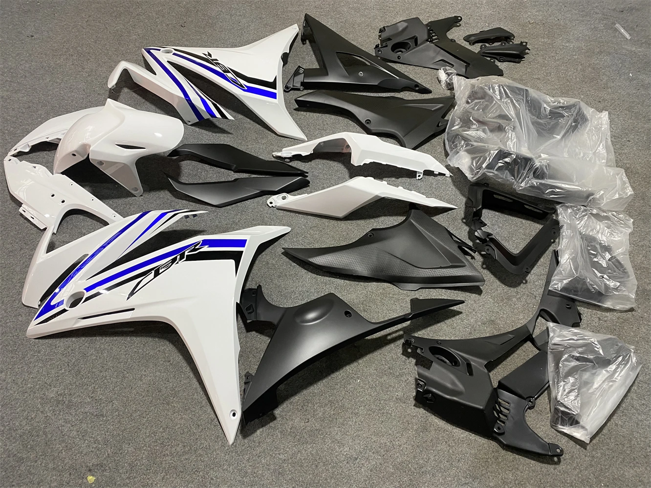 Motorcycle fairing for Honda CBR500R 16-18 years CBR500 2016 2017 2018 2019 Fairing White Black Blue