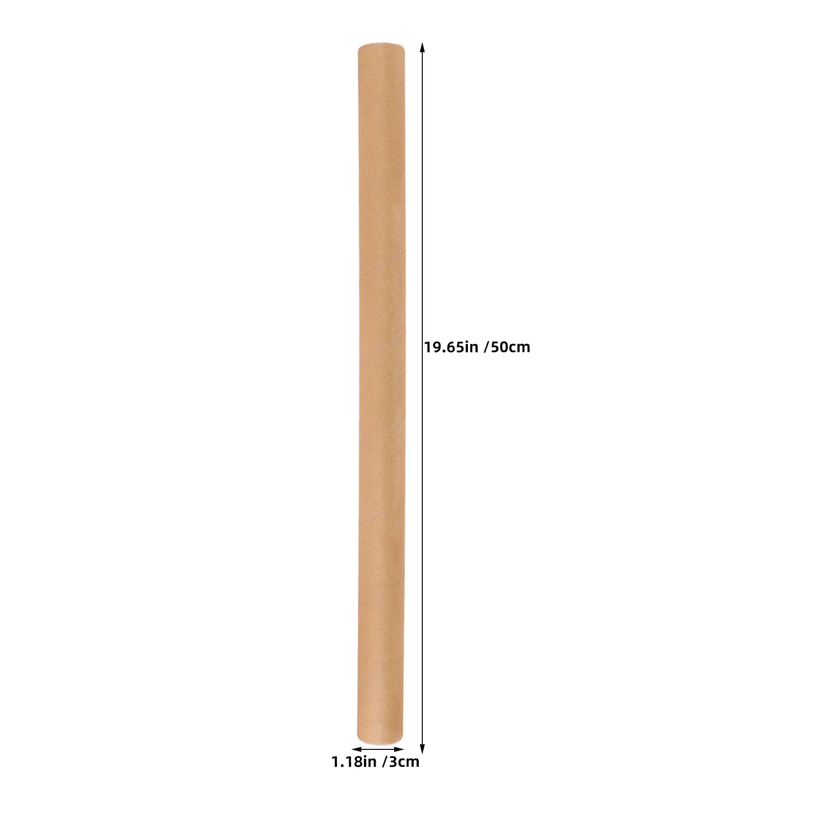 8Pcs Mailing Tubes Poster Cardboard Tubes 19.69'' Kraft Paper Tubing Art Storage Shipping Tube Poster Packaging Tube view 6