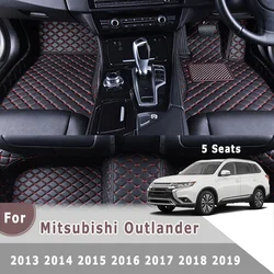 Car Interior Accessories Right Hand Drive RHD Car Floor Mat For Mitsubishi Outlander 5 Seats 2013 2014 2015 2016 2017 2018 2019