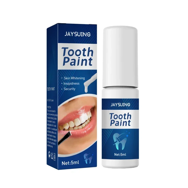 Whitening Tooth Paint para Placa Dentária, Remove Dentes Amarelos, Manchas Brancas, Remoção de Placa, Higiene Oral, Cuidados de Limpeza, Creme Dental