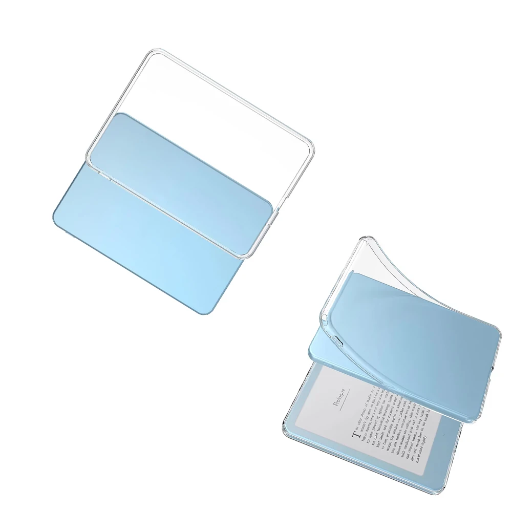 Clear Protective Case for Kindle 2026 6.0 Inch, Ultra Slim Sleeve Soft Flexible Transparent TPU Back Cover, Full Body Protection