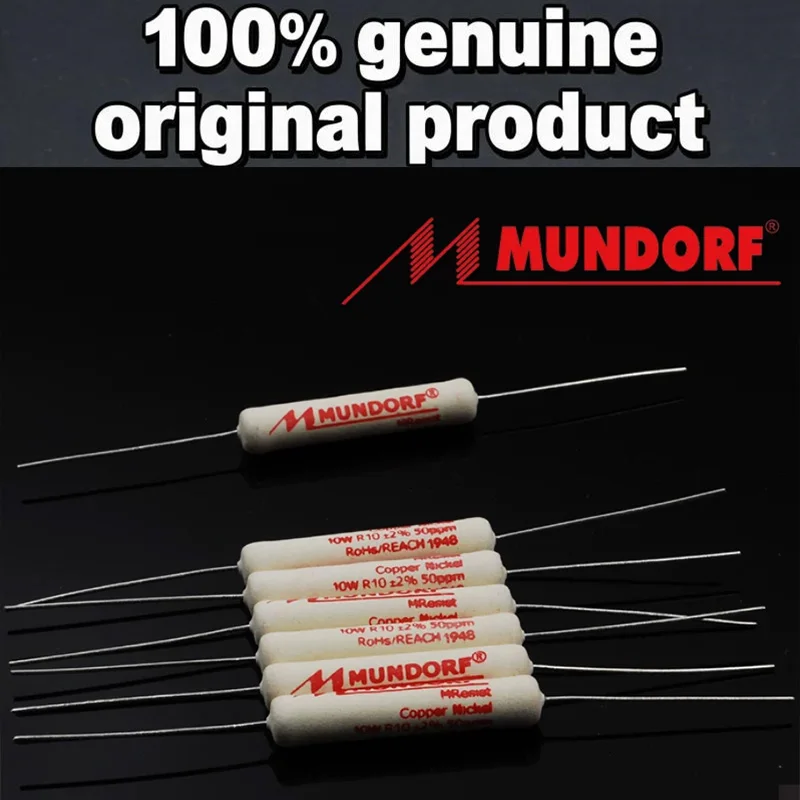 1pcs 100% Original Germany Mundorf MResist Classic 10W MREC10 Non inductive wire winding frequency divider resistor