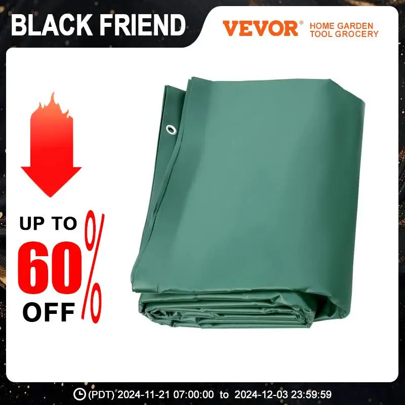 VEVOR Pool Safety Cover 11.5x19.6ft In-ground Pool Cover Rectangular Safety PVC Pool Cover Swimming Pool Winter Protection Cover