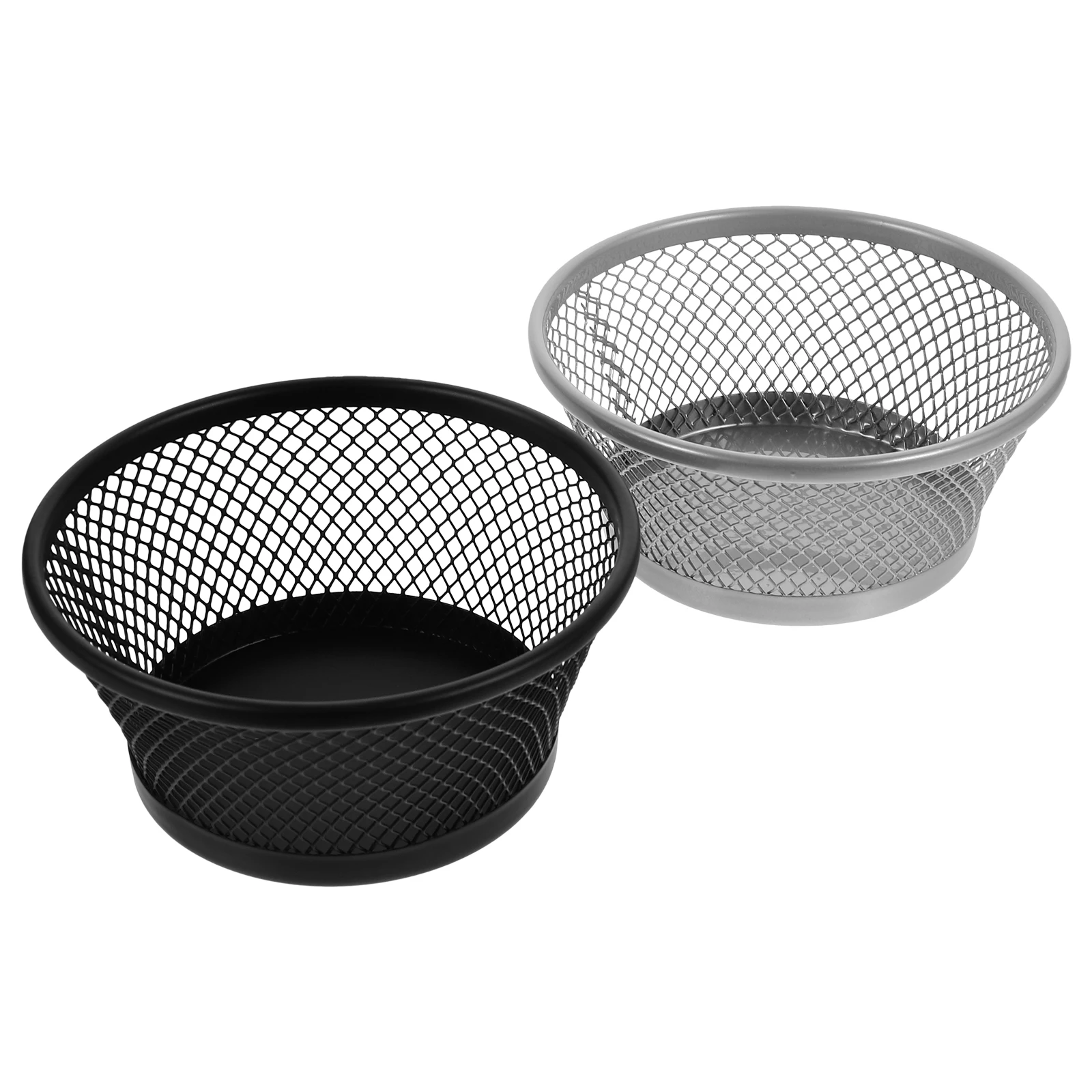 

2pcs Metal Mesh Paperclip Dispenser Desktop Holder For Office Home Study Storage Organizer Clamps Container Sundries Stationery