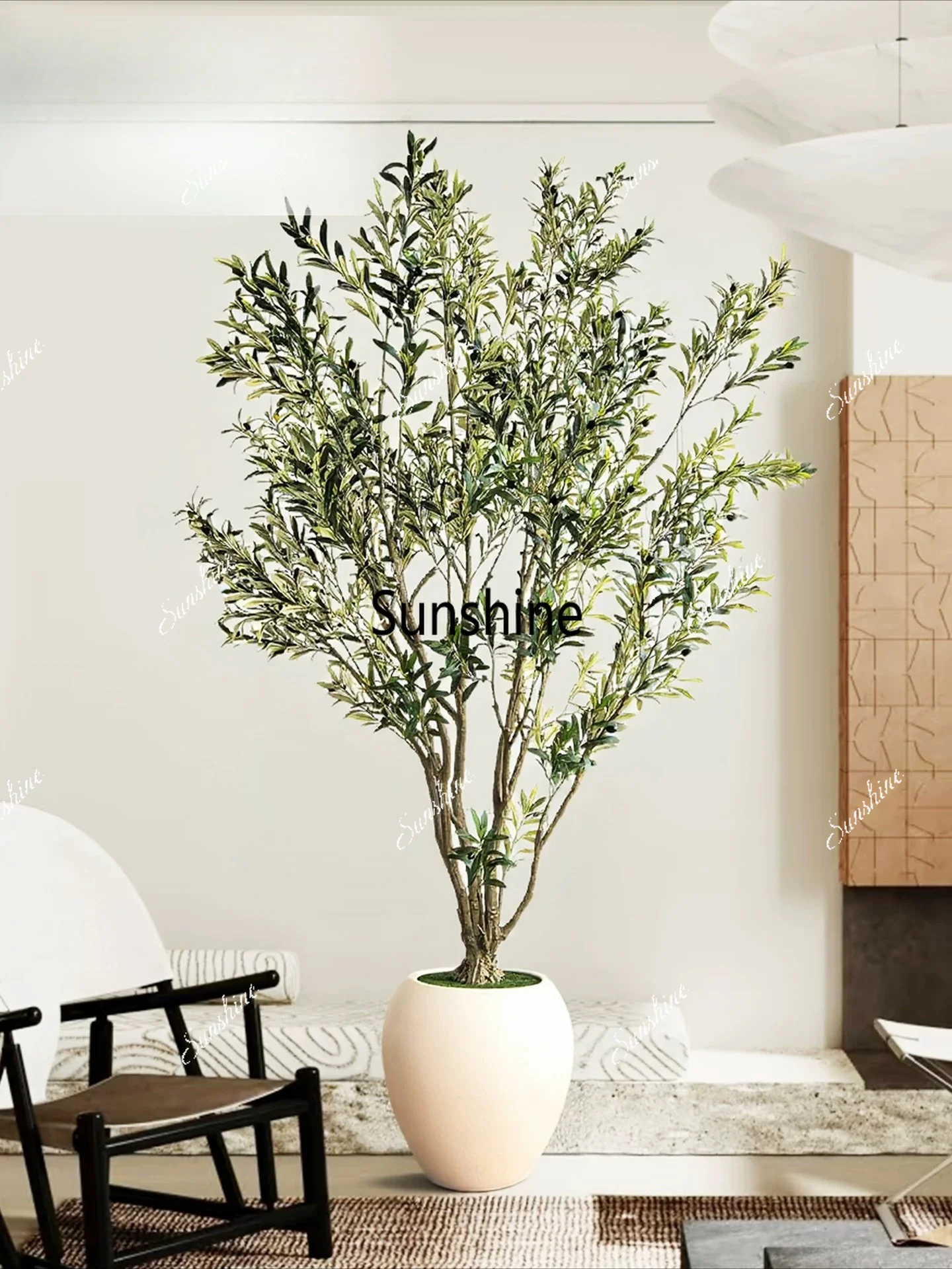 Simulation green plant olive tree indoor large floor plant potted plant decorative ornament