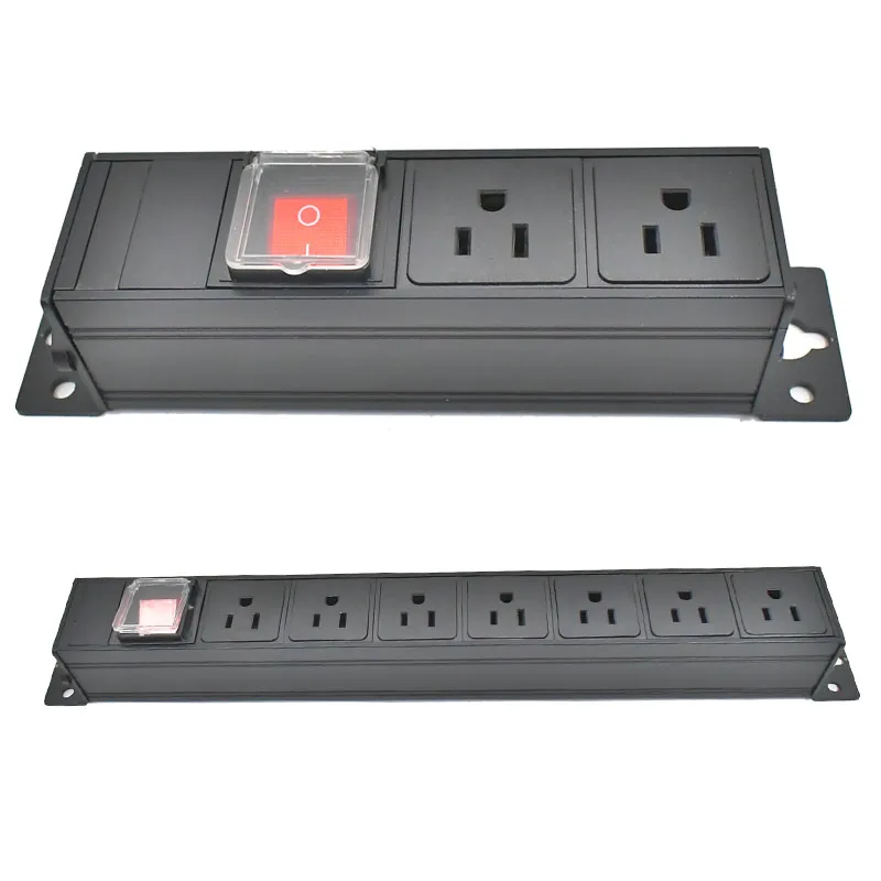 STRIDER RUI Table Desktop Electrical Socket  PDU Power strip 1-10 Ways  Network Cabinet Rack Switch