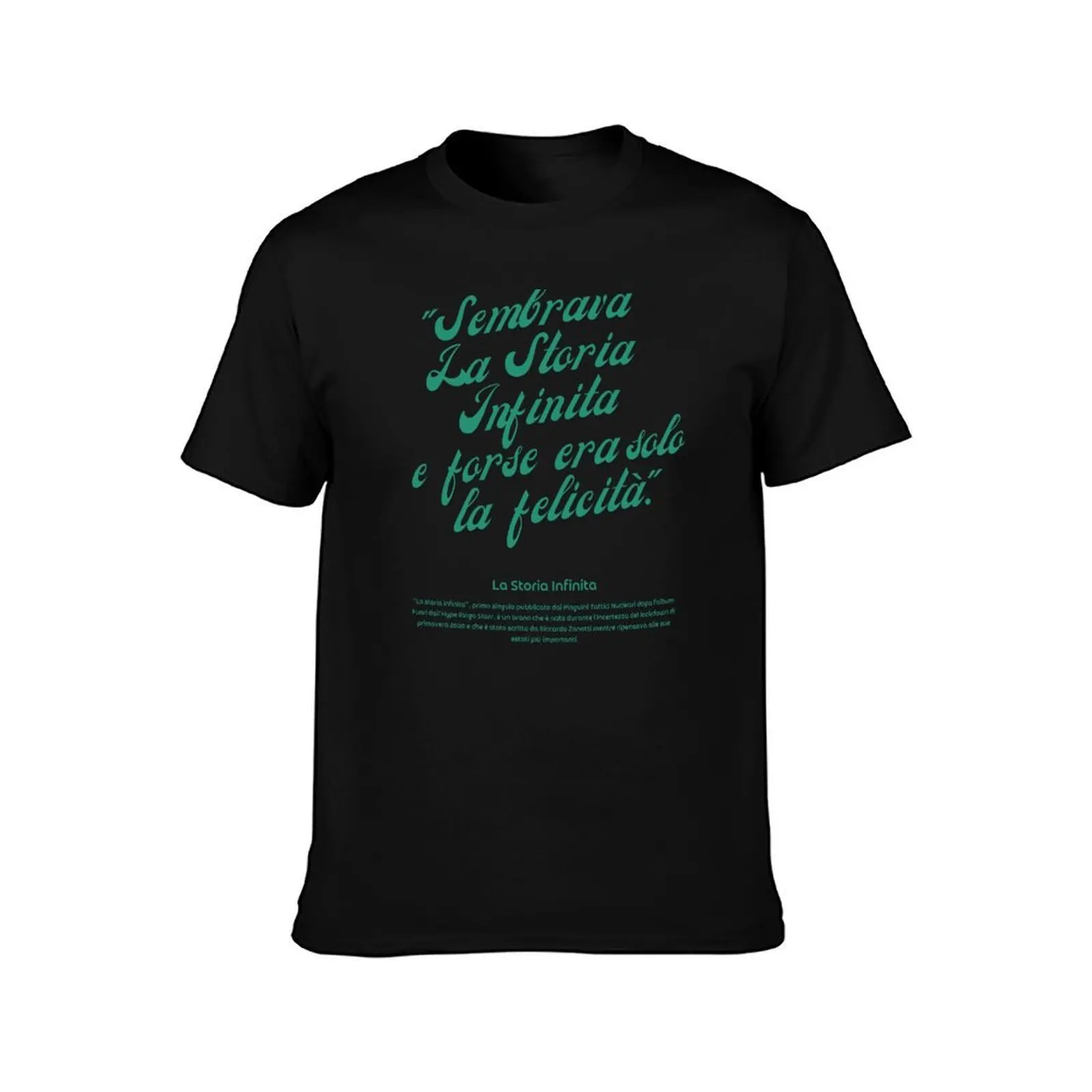 La storia infinita Pinguini Tattici Nucleari T-Shirt Fashion Pattern Printed Tee Shirt