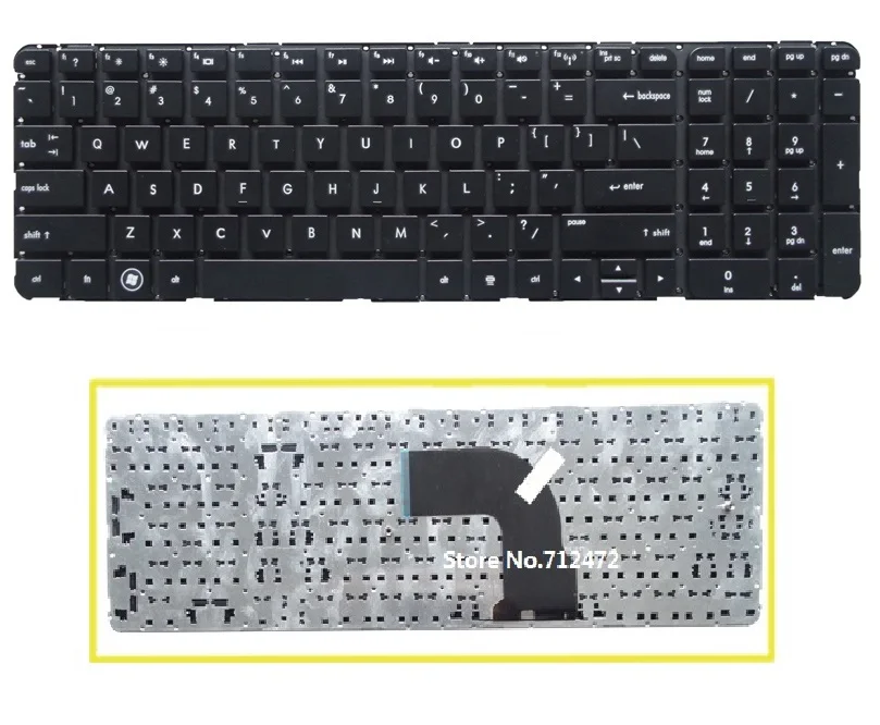 SSEA New US Keyboard Without Frame For HP Envy Dv7-7000 Dv7-7100 Dv7-7200 Dv7-7300 Dv7-7323cl Dv7-7270ca