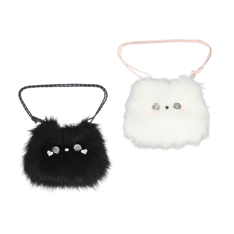 

Cartoon Cats Plush Ita Bag Shoulder Bag Handbag Purse Crossbody Bag for Women