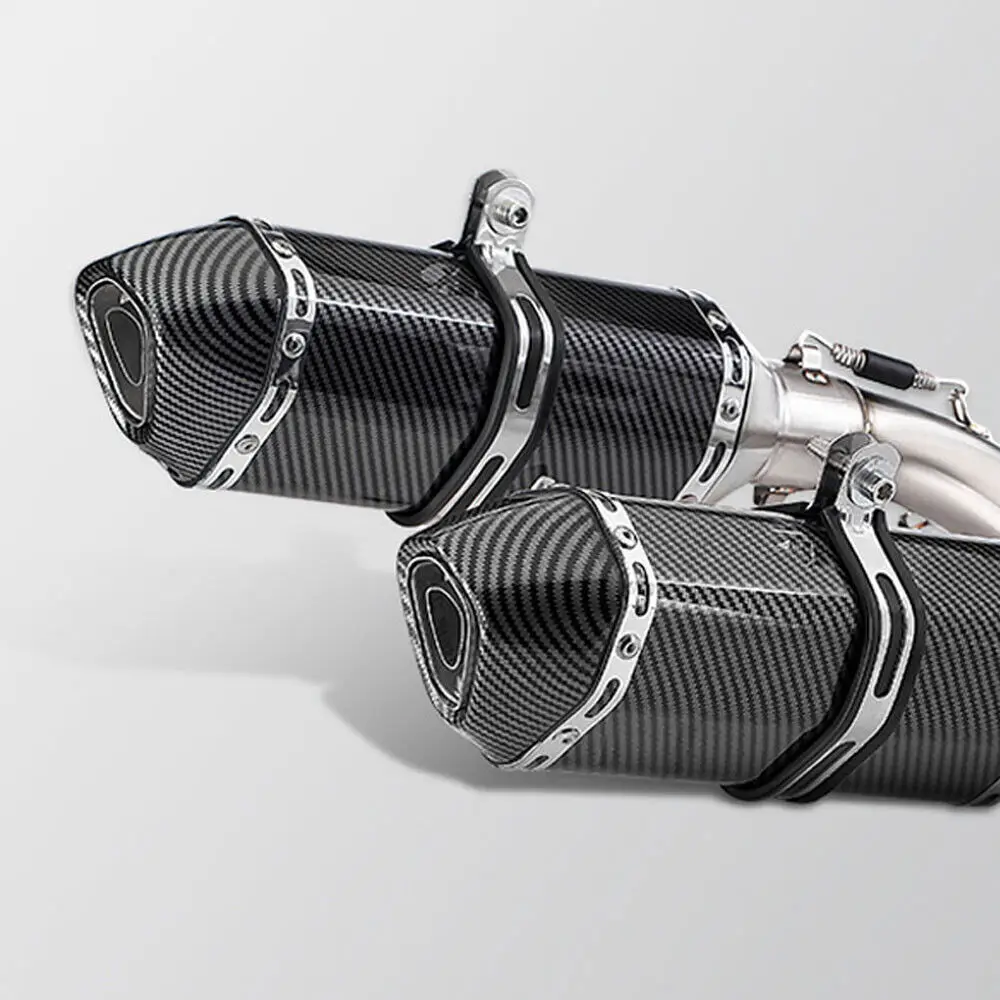 Auspuffanlage für Honda CRF450R CRF450RX 2015-2020 Auspuff-Mittelrohr Slip-On-Schalldämpfer Endrohre Auspuffrohre – Detail 2