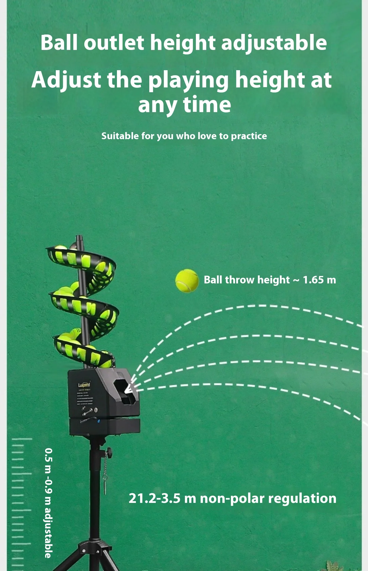 Wholesale Portable High-Capacity Automatic Electronics Tennis Training Equipment Multi-Angle Adjustment Pickleball Launcher