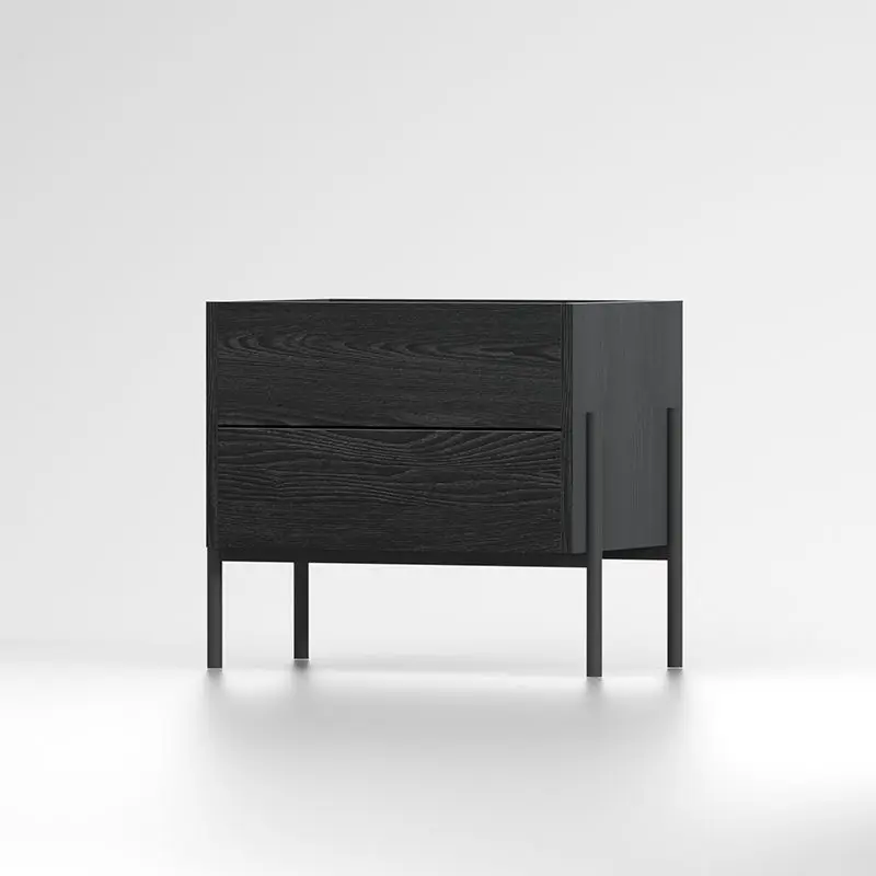 Nordic Italian minimalist modern light luxury bedroom bedside table with bedside drawer creative storage