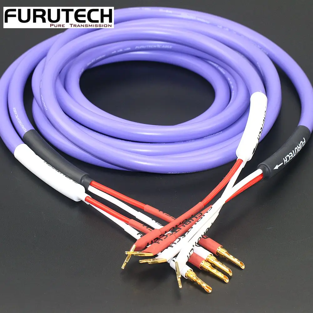 Original Furutech FS - α 36 Flagship OCC 6N Single Crystal Copper HIFI Fever Amplifier Gallbladder Main Sound Box Speaker Cable