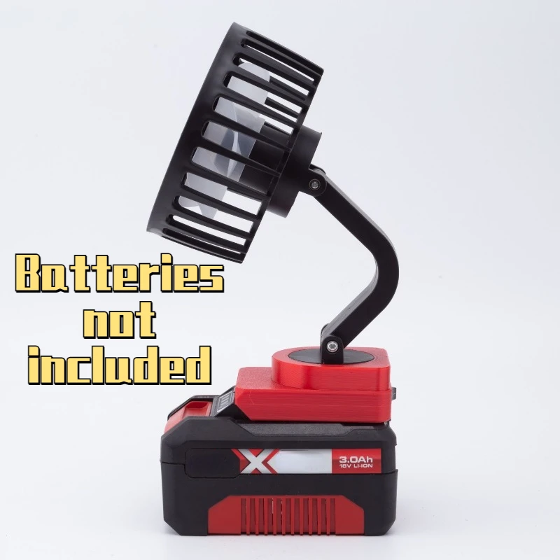 Ozito-eberhell Ventilador Elétrico 18v Bateria Adaptador Portátil Camping Fan Pesca Stall ao ar Livre Incluindo Bateria Não Incluído