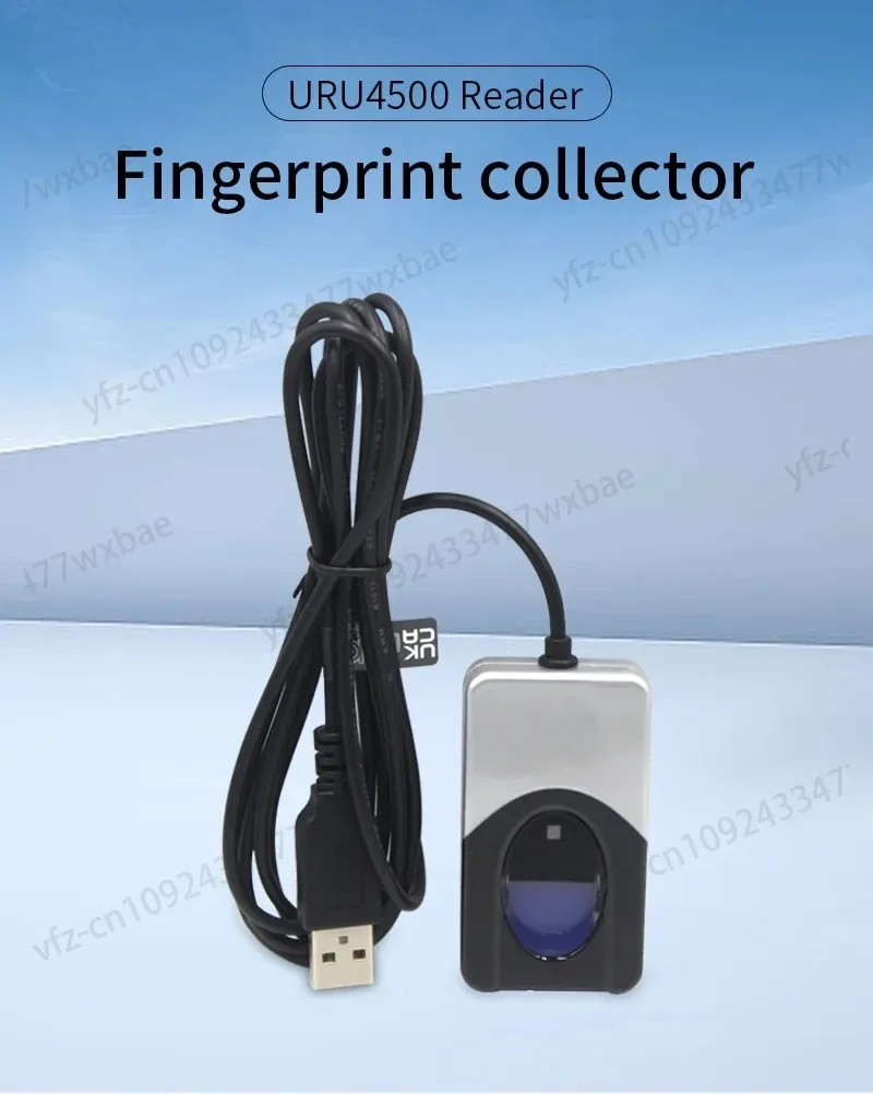 Biometric fingerprint scanner, USB fingerprint reader sensor, U 4500 digital sensor