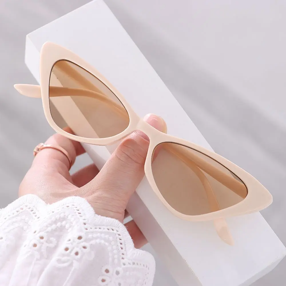 Lunettes De Soleil Femme GQUEEN Rétro Œil De Chat – Style Vintage Années 90, Protection UV400 100%, Ultra Légères Et Tendance