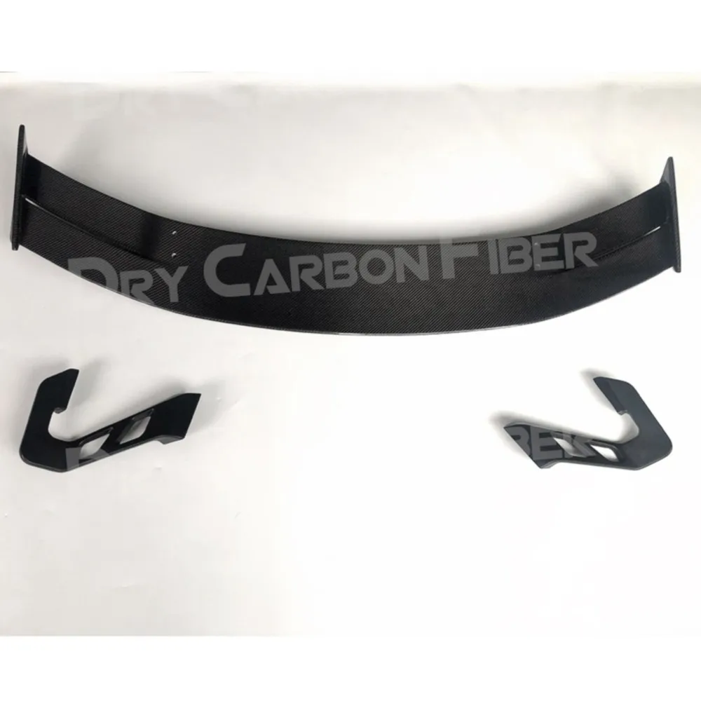 Real Carbon Fiber Racing Spoiler Car Body Kits Accessories Trunk Boot Decoration Rear Spoiler for Audi R8 2013-2022