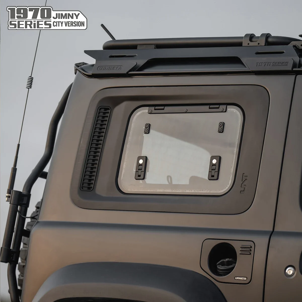 New style Urnieta-1970 Gullwing Window Kit, Side Window Replacement With Hydraulic Struts, Direct Bolt-On Installation For Suzuk
