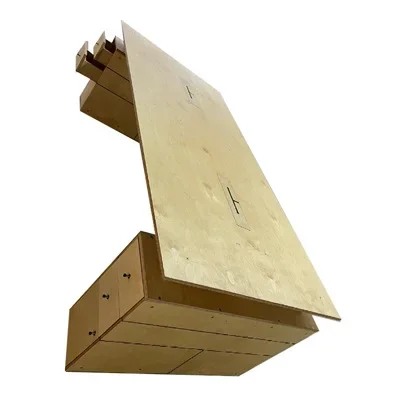 Workbench Birch Board Table Modern Simple Ocean Board Desk Desk Solid Wood Drawer Table Nakajima Platform